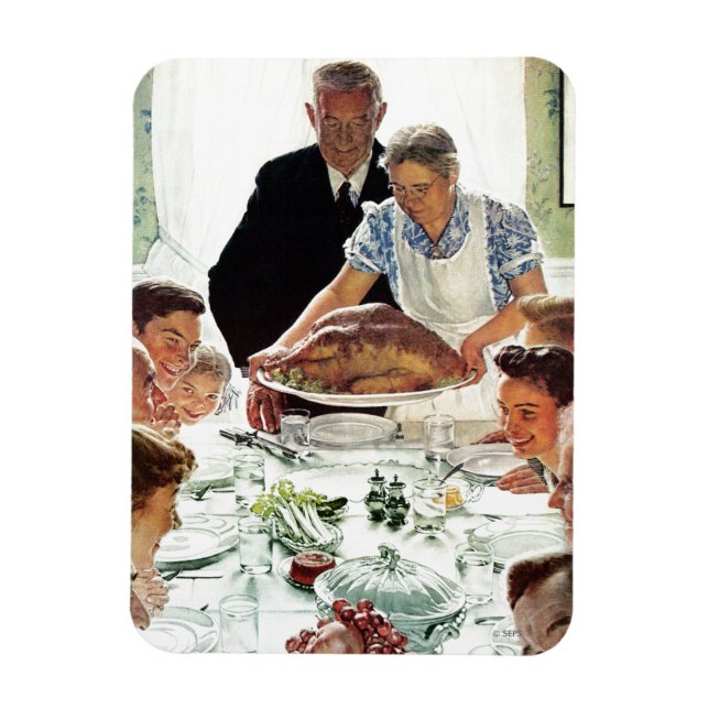 Freedom From Want Magnet (Vertical)