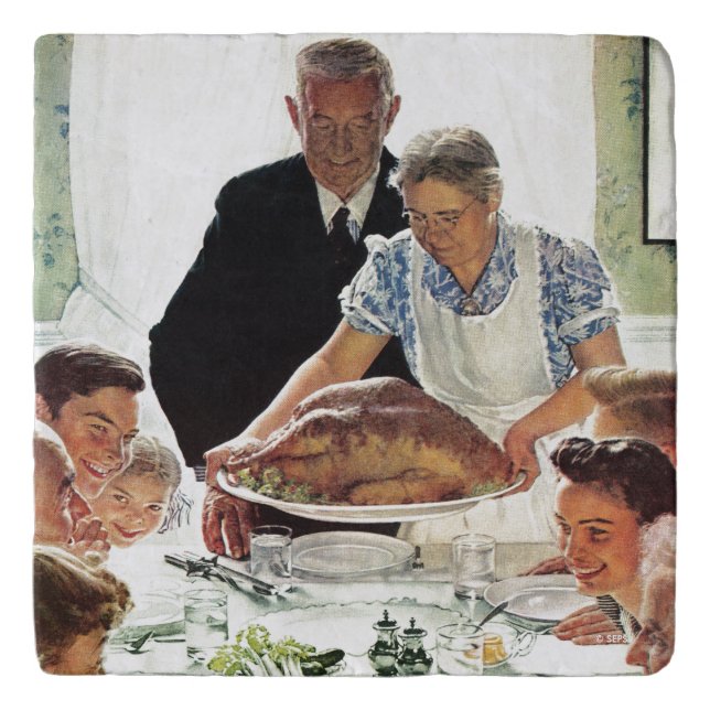 Freedom From Want Trivet (Front)