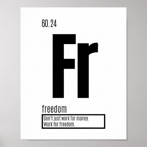 Freedom _ Fundamental Elements of Success Poster