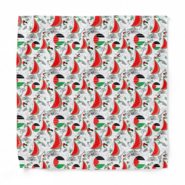 Freedom Global Sumud Flotilla Boats to Gaza Bandana (Front)