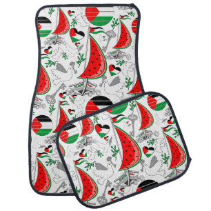 Freedom Global Sumud Flotilla Boats to Gaza Car Floor Mat