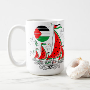 Freedom Global Sumud Flotilla Boats to Gaza Coffee Mug