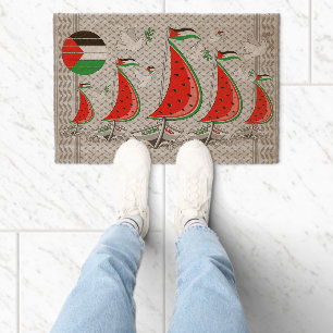 Freedom Global Sumud Flotilla Boats to Gaza Fiber Doormat