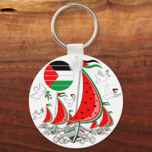 Freedom Global Sumud Flotilla Boats to Gaza Keychain