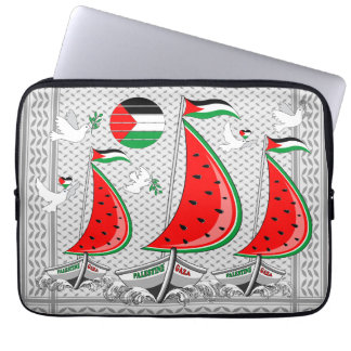 Freedom Global Sumud Flotilla Boats to Gaza Laptop Sleeve
