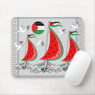 Freedom Global Sumud Flotilla Boats to Gaza Mouse Pad