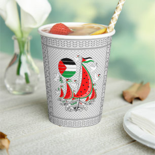 Freedom Global Sumud Flotilla Boats to Gaza Paper Cups