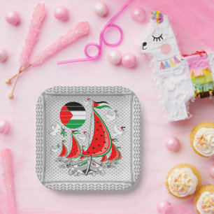 Freedom Global Sumud Flotilla Boats to Gaza Paper Plates
