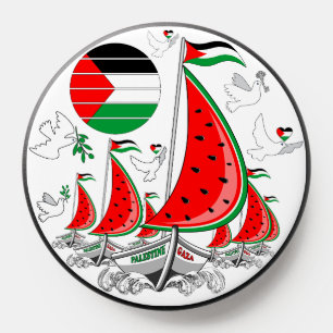 Freedom Global Sumud Flotilla Boats to Gaza PopSocket