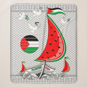 Freedom Global Sumud Flotilla Boats to Gaza Sherpa Blanket