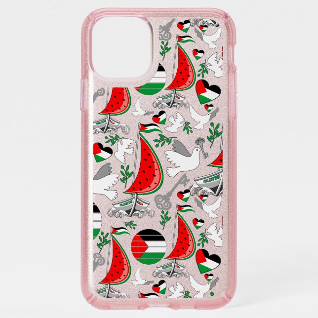 Freedom Global Sumud Flotilla Boats to Gaza Speck iPhone 11 Pro Max Case (Front)