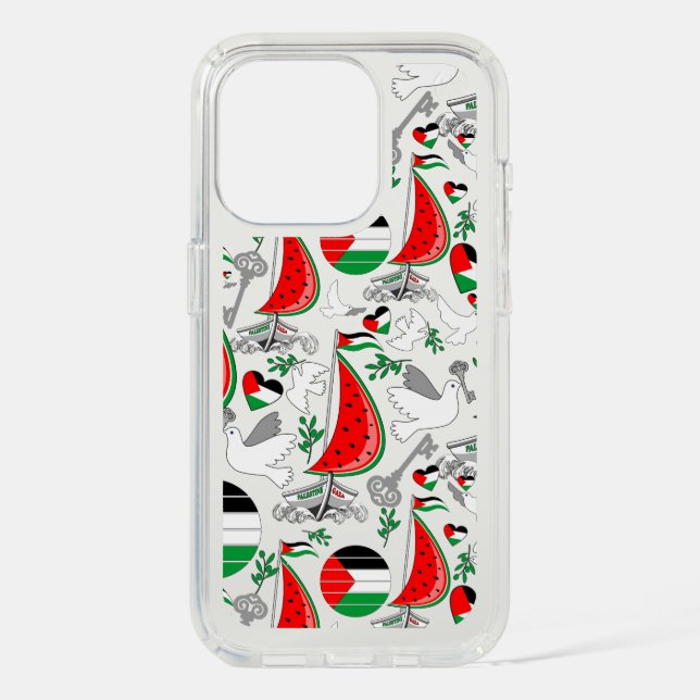 Freedom Global Sumud Flotilla Boats to Gaza Speck iPhone Case (Front)