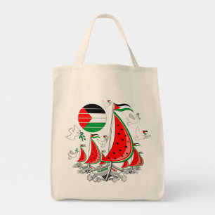 Freedom Global Sumud Flotilla Boats to Gaza Tote Bag