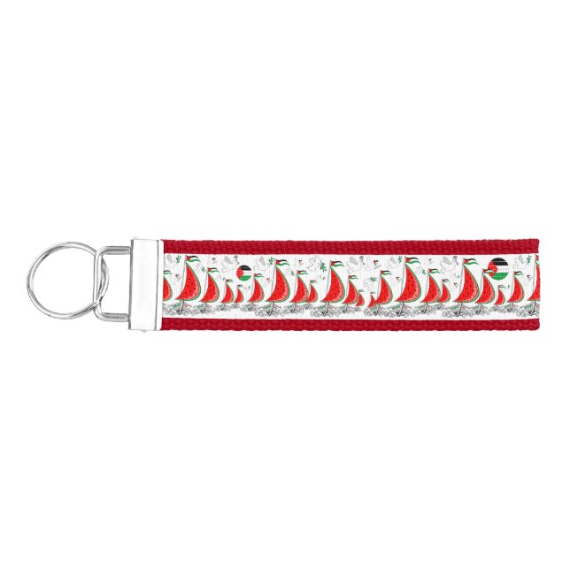 Freedom Global Sumud Flotilla Boats to Gaza Wrist Keychain (Keys on Left)