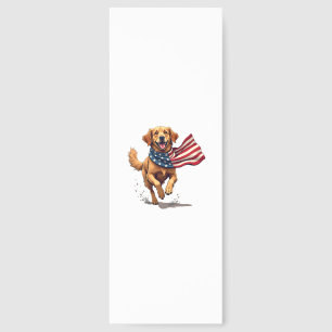 Freedom Golden Retriever Vintage Engraving Shirt Bookmarks