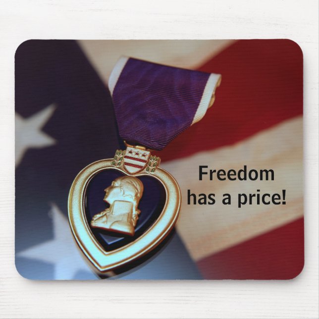 Freedom has a price! mouse pad (Front)