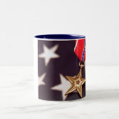 Freedom has a price! Two-Tone coffee mug (Center)