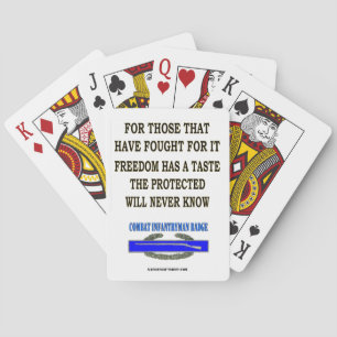 FREEDOM HAS A TASTE POKER CARDS