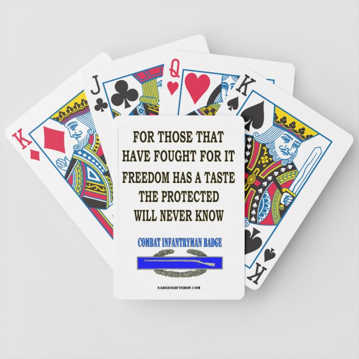 FREEDOM HAS A TASTE POKER DECK