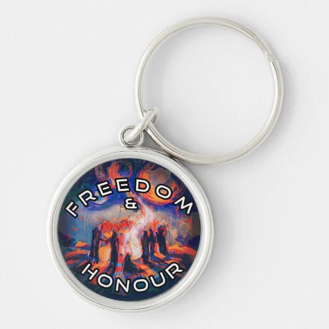 Freedom & Honour Keychain (Front)