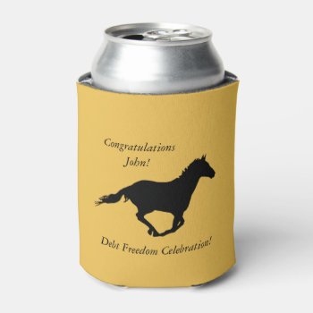 Freedom Horse Can Cooler by images2go at Zazzle
