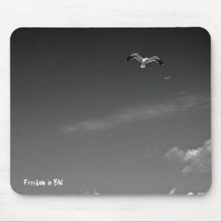 Freedom in BW Mouse Pad