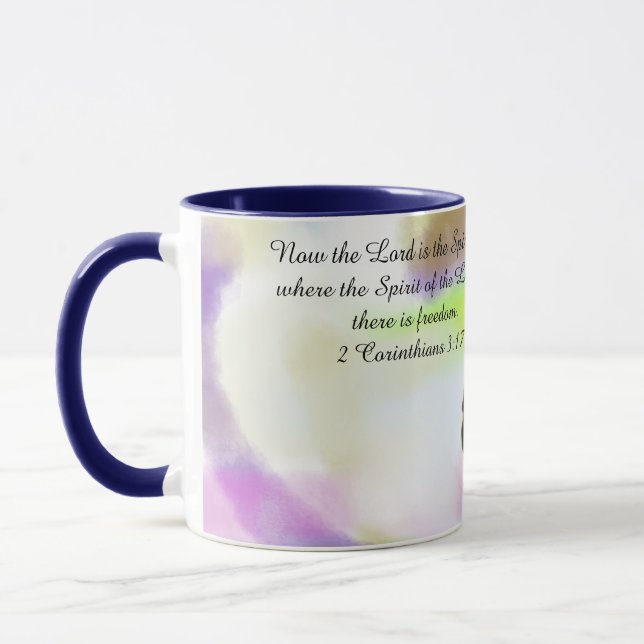 freedom in jesus name  mug (Left)