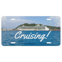 Freedom in St. Maarten Cruising License Plate