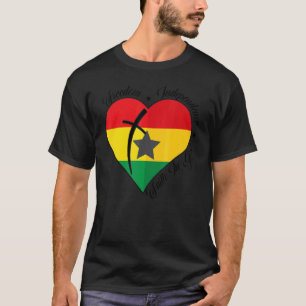Freedom Independence Faith In God   Christian Ghan T-Shirt
