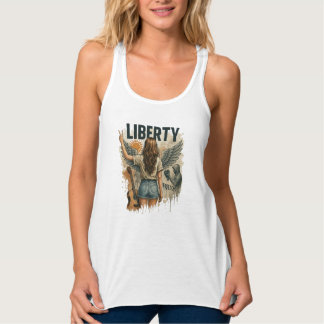 Freedom-Inspired Girls' T-Shirt Tank Top