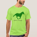 Freedom Is Beautiful &quot;green Horse&quot; T-shirt at Zazzle
