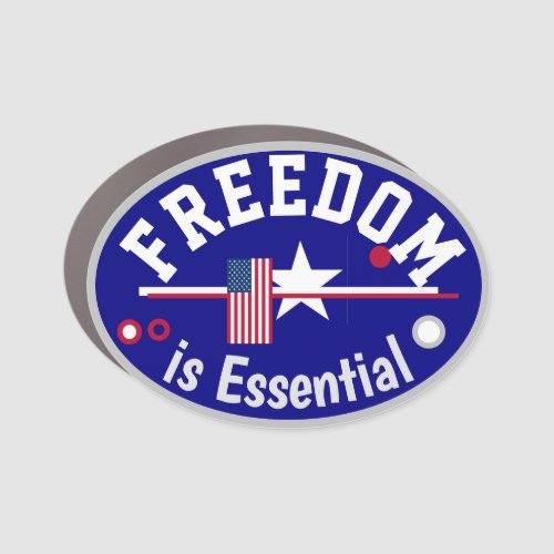 Freedom is Essential Car Magnet