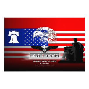 Freedom Is More Than A Word Hz Photo Print