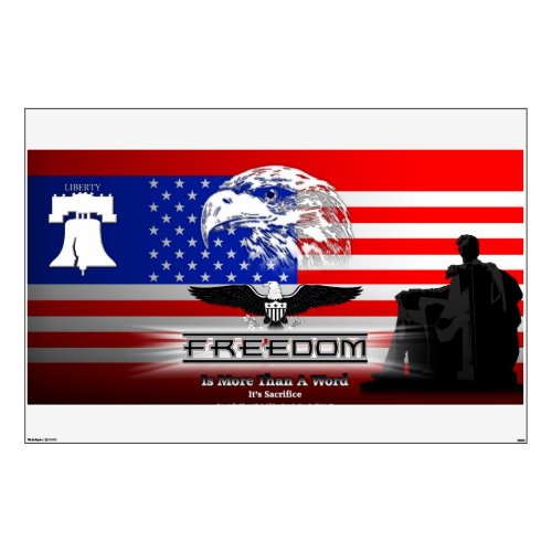 Freedom Is More Than A Word Hz Walls360 Decal