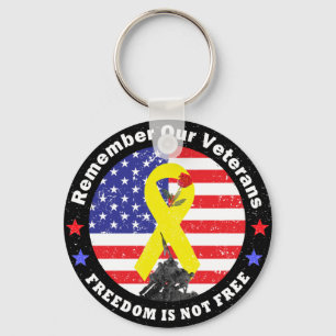 FREEDOM IS NOT FREE KEYCHAIN