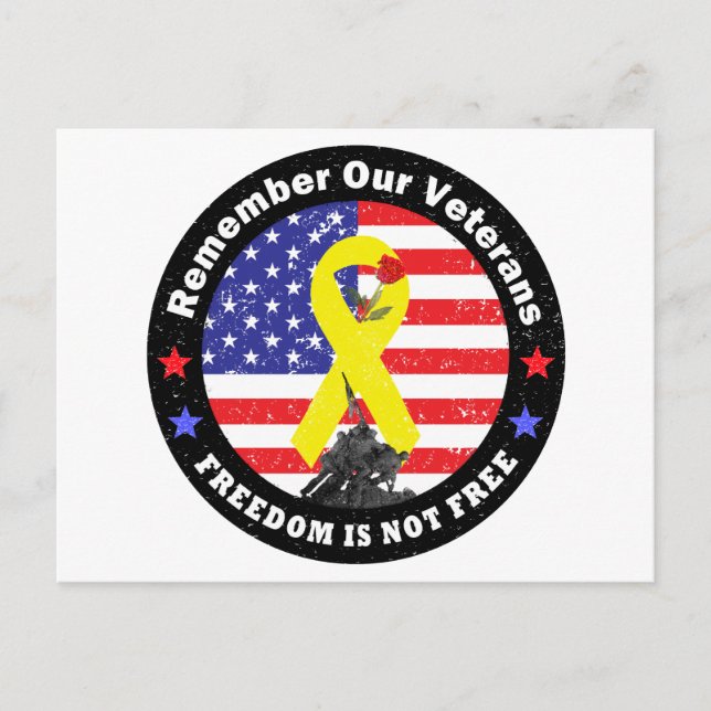 FREEDOM IS NOT FREE POSTCARD (Front)