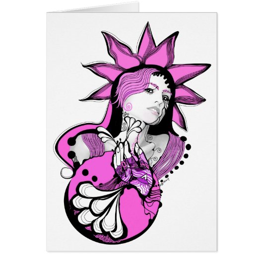 Freedom is Pink Diva Cards (Front)