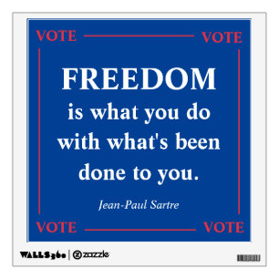 Freedom Is... Wall Decal