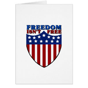 Freedom Isn't Free Cards