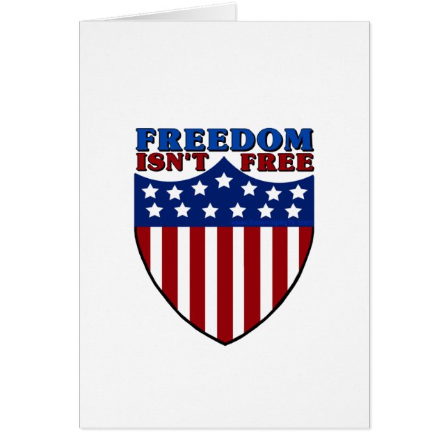Freedom Isn't Free Cards (Front)