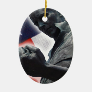 Freedom Isn't Free! Ceramic Ornament