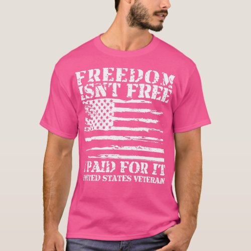 Freedom isnt free memorial day veterans  T_Shirt