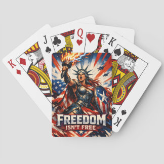 Freedom Isn't Free  Poker Cards