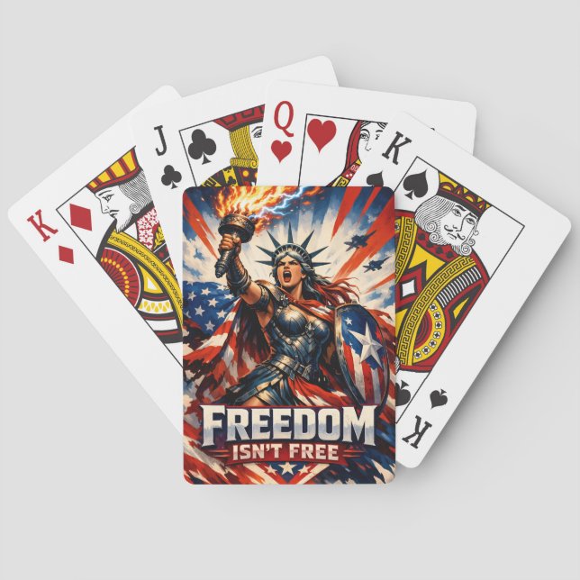 Freedom Isn't Free  Poker Cards (Back)