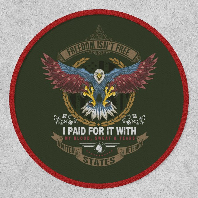 Freedom isn't Free Quote Patch (Front)