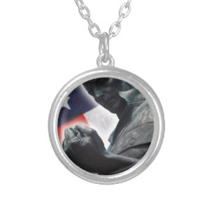 Freedom Isn't Free! Silver Plated Necklace