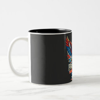 Freedom isn't free Two-Tone coffee mug