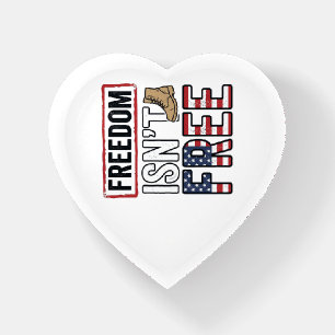 Freedom Isnt Free Vintage Patriotic Shirt Design_1 Paperweight