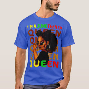 Freedom Juneteenth Queen Swag Black Melanin Natura T-Shirt