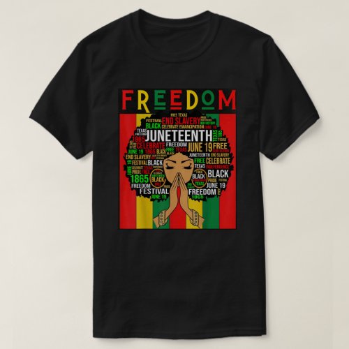 Freedom Juneteenth T_Shirt